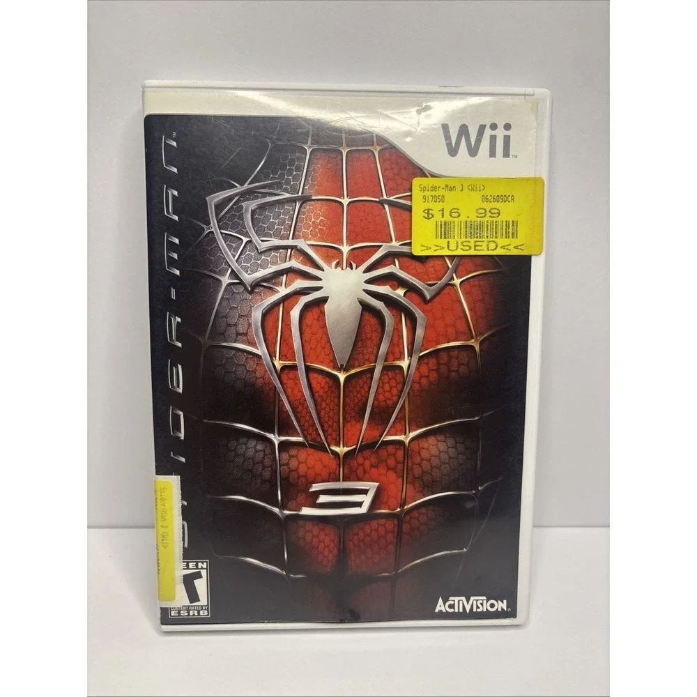 Spiderman 3 • Nintendo Wii • 2007 • Complete w/ Manual • Tested